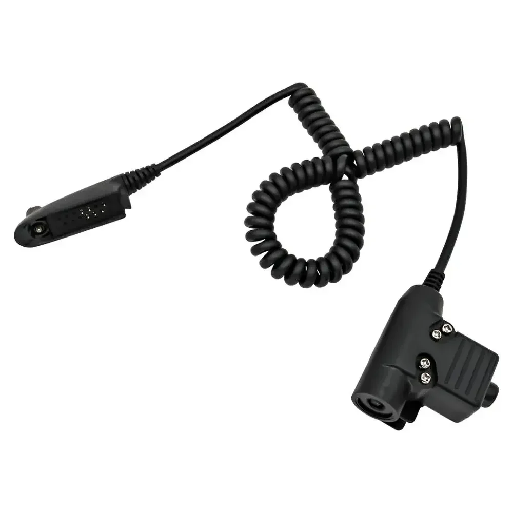 Táctico U94 PTT, para COMTA MSA EARMOR TCA Adaptador de auriculares, para Motorola Walkie-talkies GP140 GP320 GP328 GP338 GP338 GP338 - imagen 3