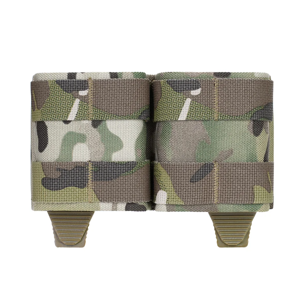 Bolsa magnética de perfil bajo doble rápido de 5,56mm, nailon cortada con láser 1000D QD, MOLLE de liberación rápida Compatible con tiro/caza/Airsoft - imagen 2
