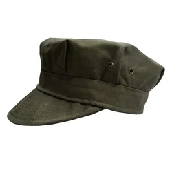 Sombrero militar octogonal verde WWII – Réplica histórica vintage