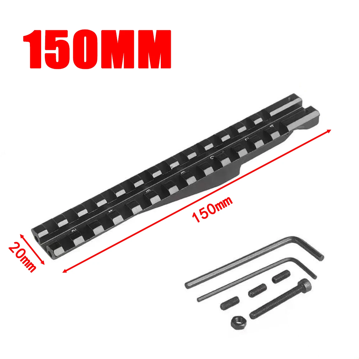 AK47/AK74 1913 Picatinny montaje de riel superior trasero 20mm riel Picatinny convertir soporte de alcance elevador adaptador Base AK montaje de mira trasera