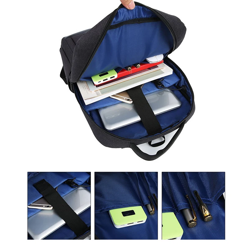 Lawaia-mochila de viaje para hombre y mujer, morral de gran capacidad para ordenador portátil, mochilas de viaje de moda para exteriores, 14/15 pulgadas, novedad - imagen 5