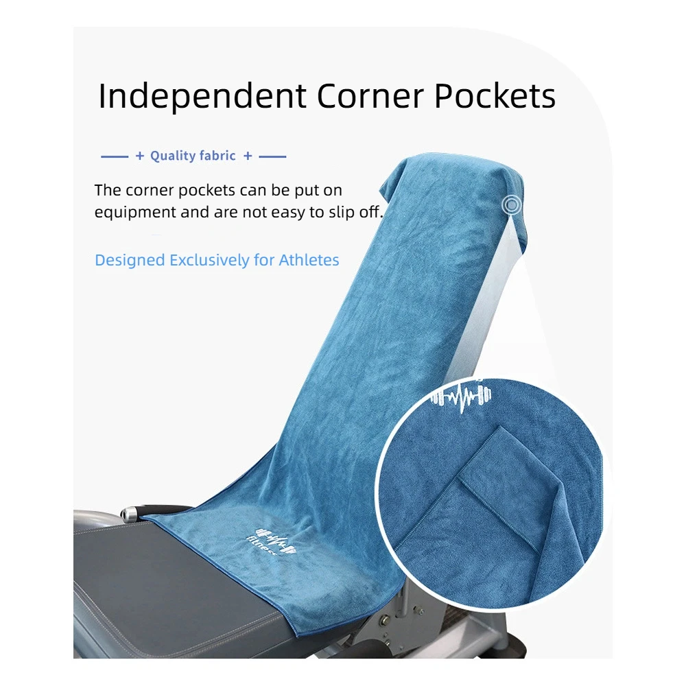 All - in - Toalla deportiva y de gimnasio - Secado rápido, ultraabsorbente para baño, correr, baloncesto y exteriores 40 × 95 cm - imagen 4