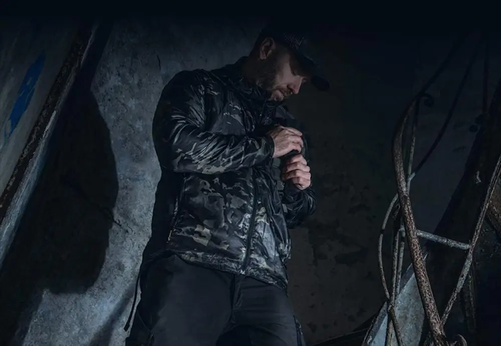 Chaqueta TLG para exteriores, algodón acolchado ultraligero de combate para fanáticos militares, impermeable - imagen 5