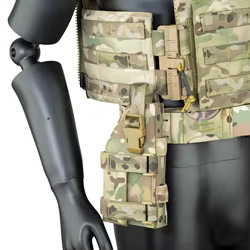 Bolsa Táctica TCmaoyi MOLLE para Caza y Juegos CS, con Soporte para Pierna, Acceso Rápido, Modelo TC0279