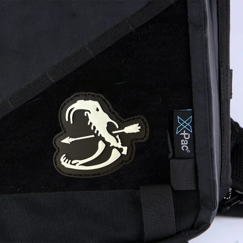 Parche de dinosaurio y calavera, insignia de moral táctica, gancho y bucle de PVC, mochila, ropa, accesorios decorativos, pegatina, brazalete - imagen 5