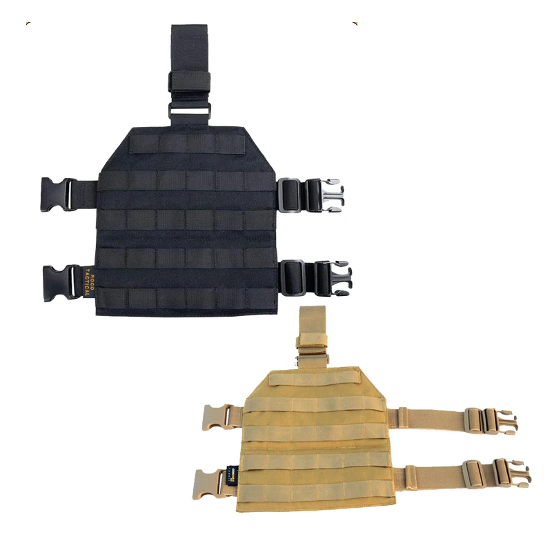 Herramientas tácticas para exteriores, plataforma Modular MOLLE, correas tácticas para piernas, correas para muslo, placas tácticas para piernas - imagen 2