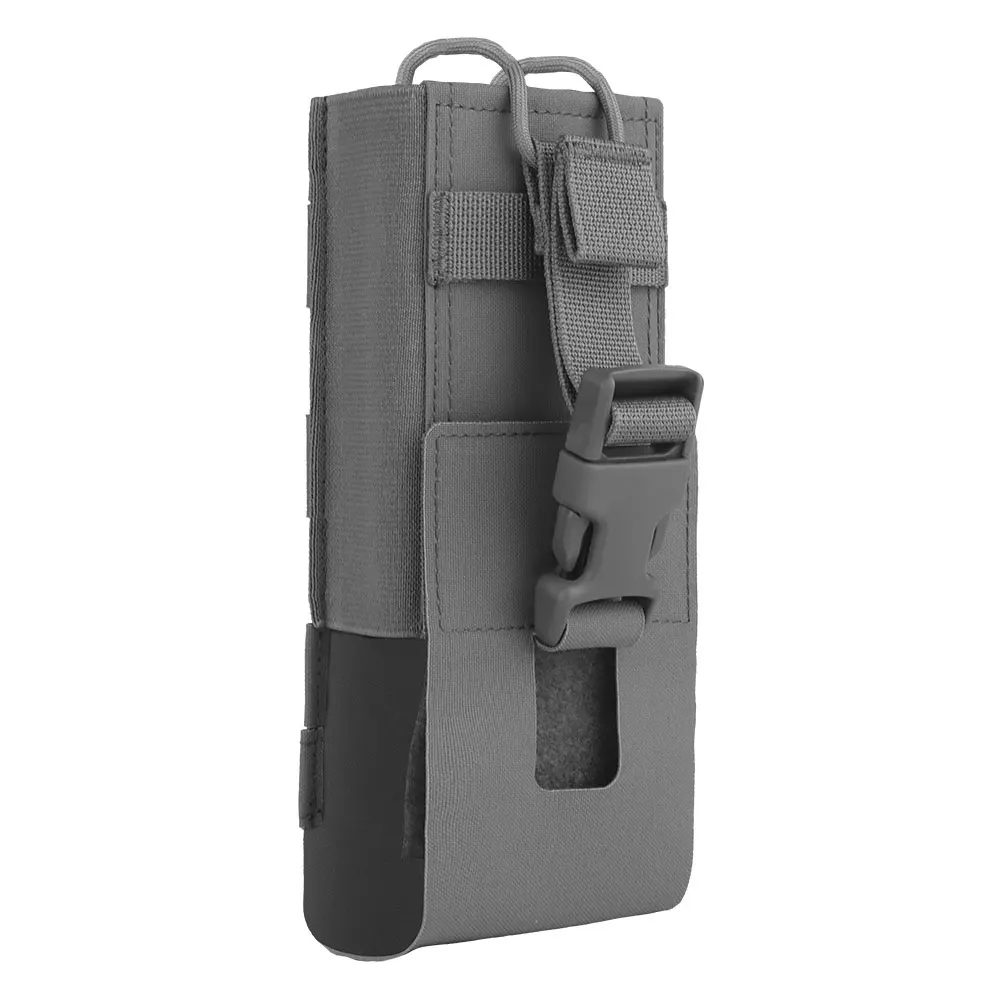 Vista del estuche para walkie-talkie