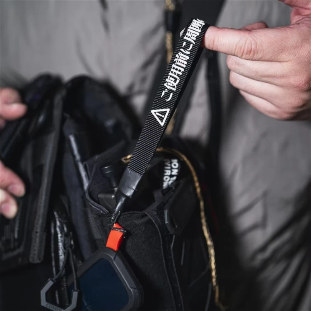 Correa de seguridad de advertencia luminosa, tirador de cremallera de cuerda para mochila, correas noctilucentes decorativas, 2 uds. - imagen 5