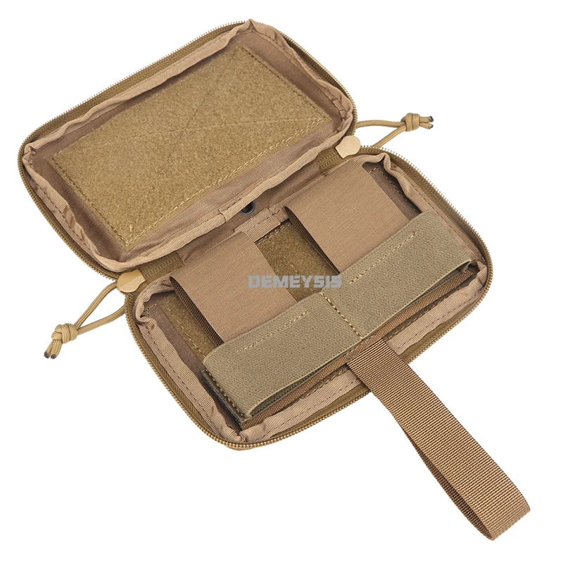 Bolsa médica táctica Airsoft, Kits médicos de tiro, bolsa Molle de almacenamiento para caza al aire libre, cinturón de cintura para acampar, paquete EDC de emergencia - imagen 3