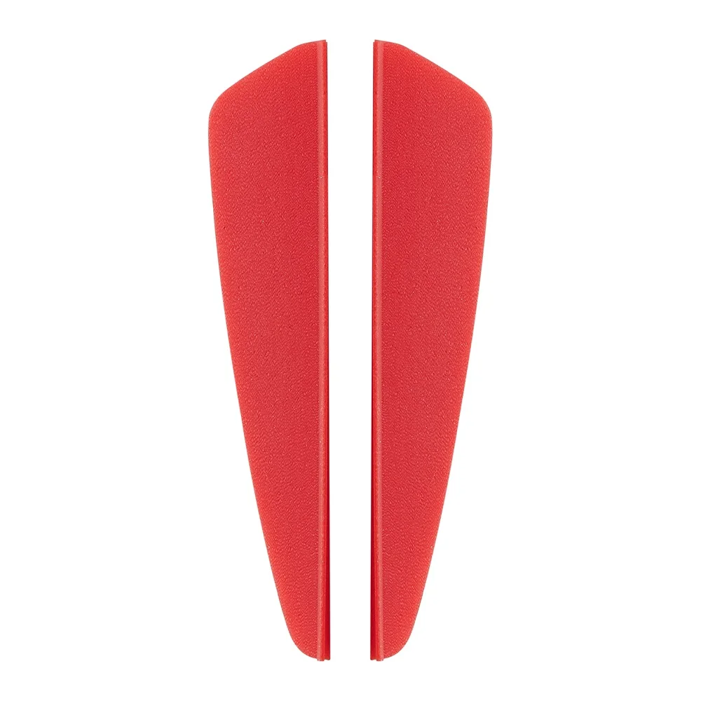 50 Uds. De plumas de plástico con forma de escudo de 2 pulgadas, plumas cortas de arco y flecha en 3 colores para entrenamiento de observación al aire libre - imagen 5