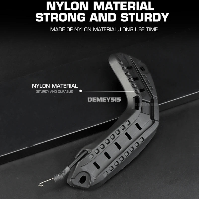 Rieles guía tácticos para cascos rápidos con tornillos, casco de caza Airsoft, riel guía lateral, soporte para casco de arco para cascos rápidos - imagen 5