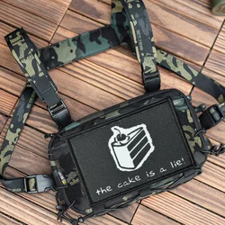 Parche de brazalete con estampado táctico para ropa, insignia de moral, parche militar con gancho, pegatina para mochila