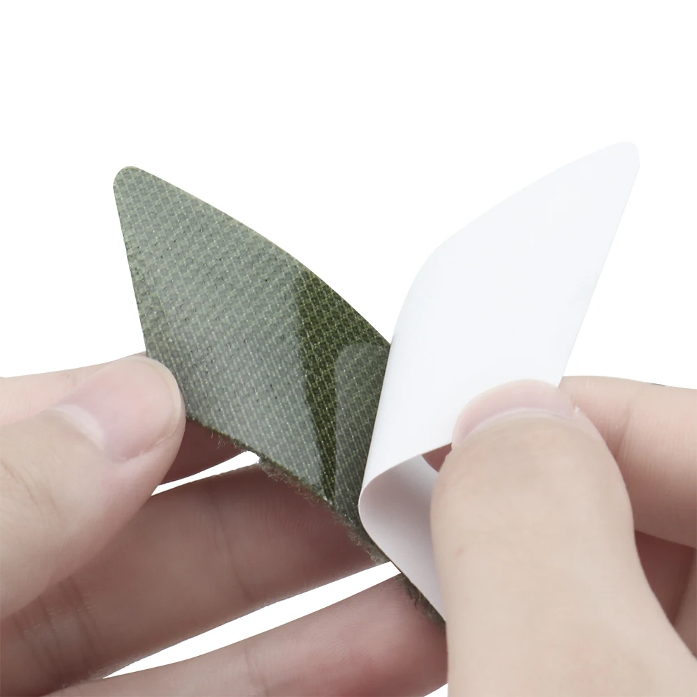 Parches para casco Airsoft, gancho y bucle, adhesivo táctico rápido para casco, pegatina mágica para accesorios de tiro de caza, 11 Uds. - imagen 5