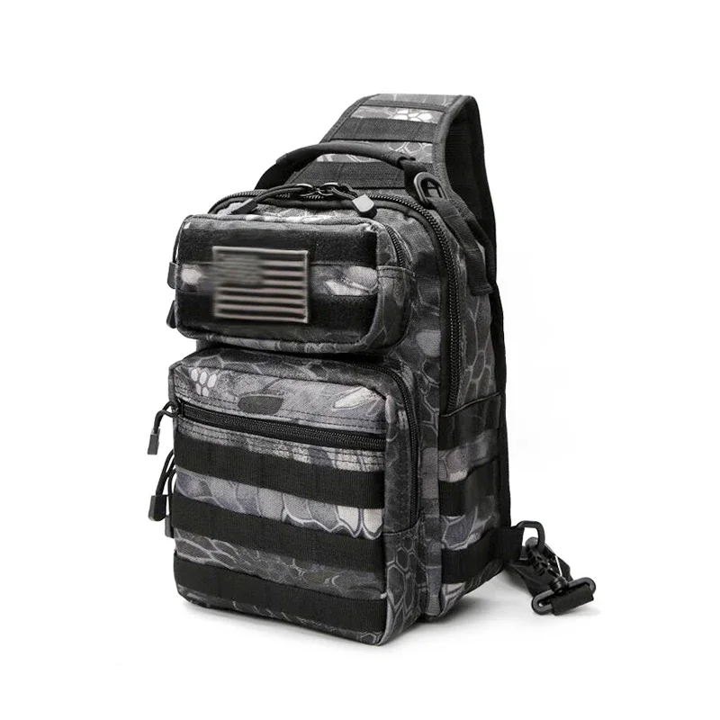 Bolsa táctica del ejército, mochila de hombro militar Rover, mochila para exteriores EDC, paquete de pecho Molle, asalto, senderismo, Camping - imagen 5