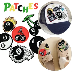 Parches bordados número 8 – para chaquetas, jeans y bolsas decorativas