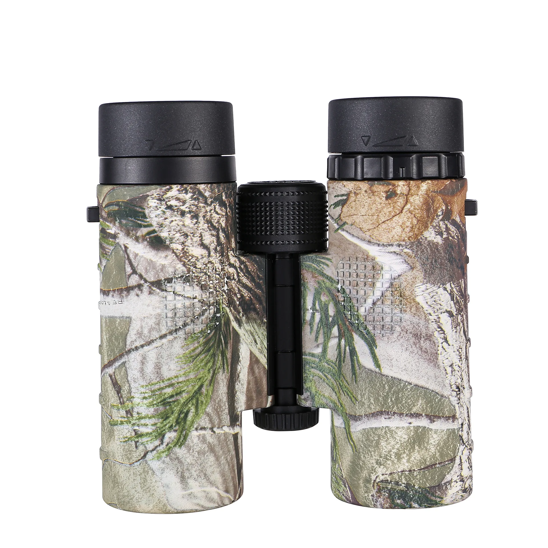 8x32 Piel de hoja de arce Espejo para observación de aves Binoculares de camuflaje biónico Telescopio astronómico de doble barril portátil - imagen 3
