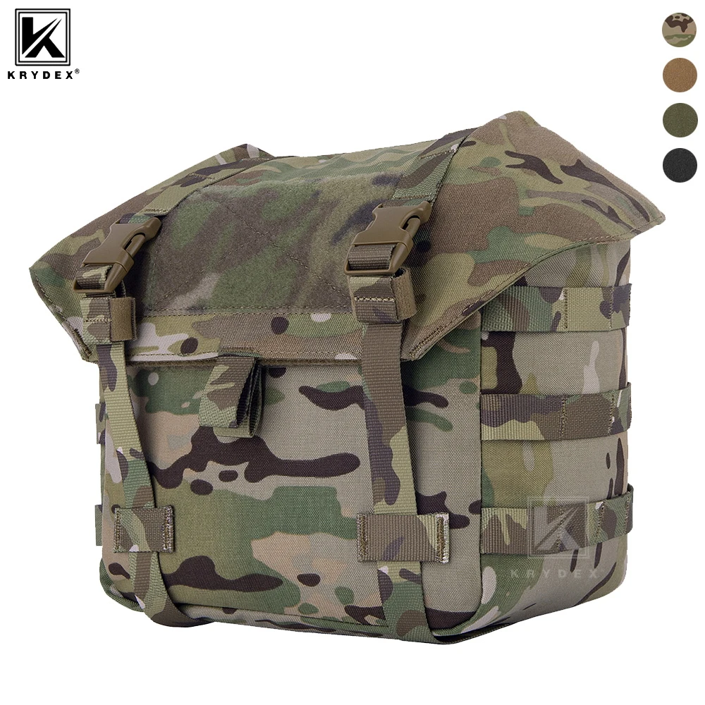 KRYDEX Riñonera táctica MOLLE para aire libre: senderismo y camping - imagen 2