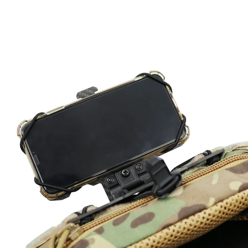 Chaleco táctico para teléfono móvil, bolsa de pecho, funda para mapa, Panel Airsoft Gear, tablero de navegación plegable Molle para exteriores - imagen 3