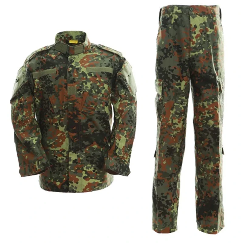 Uniforme BDU de caza táctica Airsoft, conjunto de camisa y pantalones de senderismo, ropa de caza de Paintball al aire libre, Camuflaje - imagen 2
