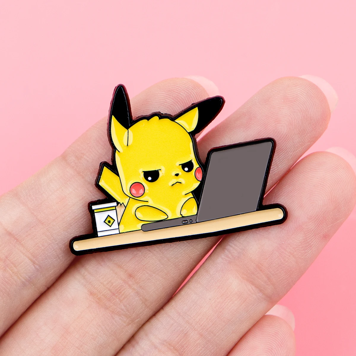 5 uds. De alfileres esmaltados de animales bonitos, conjunto de broche de dibujos animados de Anime, Pin de solapa de Metal, insignia, accesorios para mochila, joyería, regalos para amigos - imagen 4