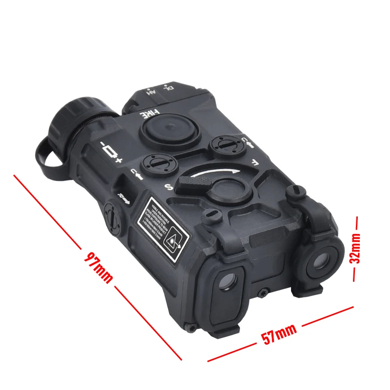 WADSN-arma táctica de nailon OGL, linterna, solo luz blanca, Rifle de caza, pistola Airsoft, accesorio apto para riel Picatinny de 20mm - imagen 5