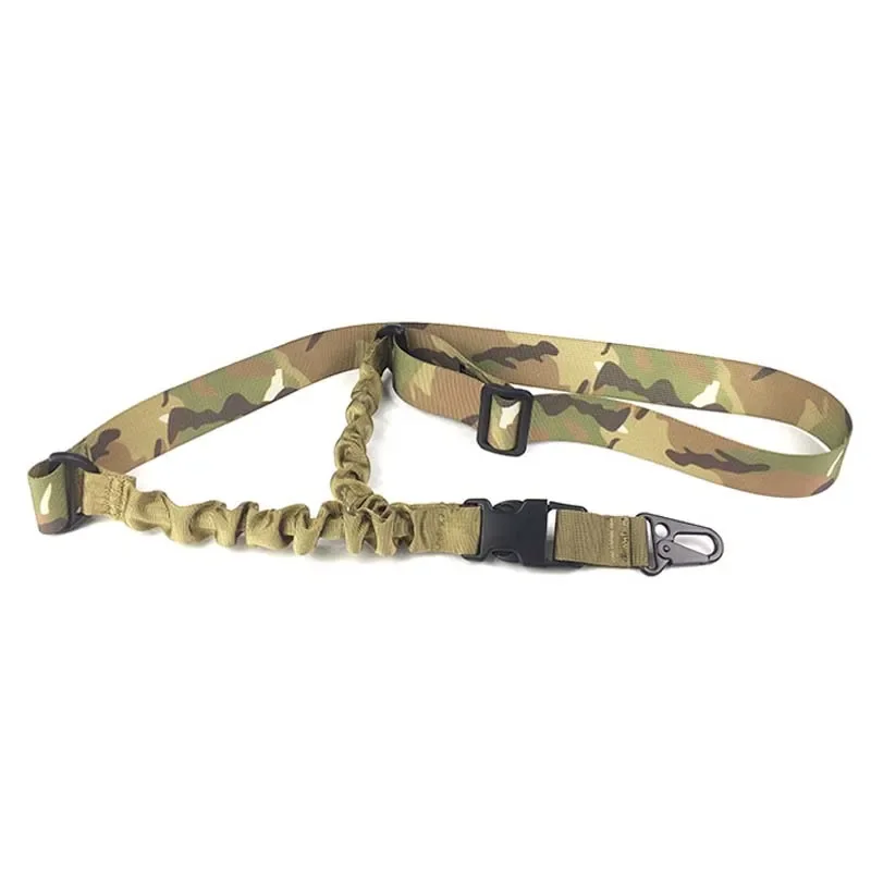 Correa de nailon para exteriores, multiimisión, ajustable, one 1, de un solo punto, para pistola táctica, Rifle, cinturón MC/BK/KK/OD - imagen 3