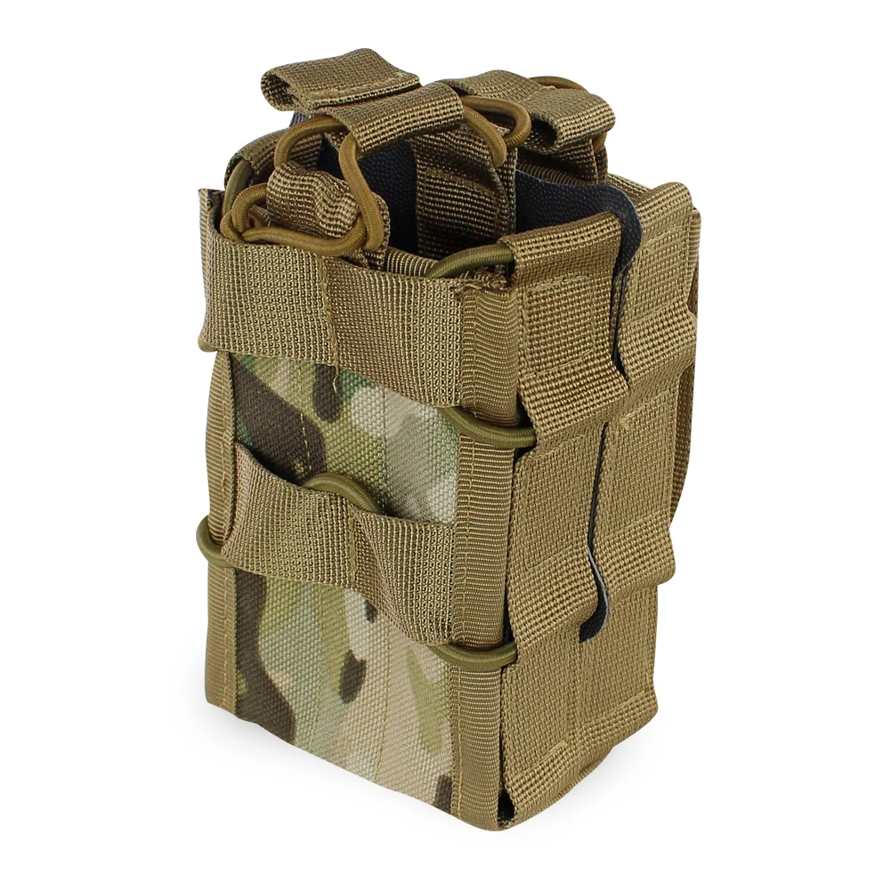 Bolsa táctica Molle para cargador doble, herramienta de caza al aire libre, soporte magnético de cintura, para M4, M14, M16, AR15, G36 - imagen 2