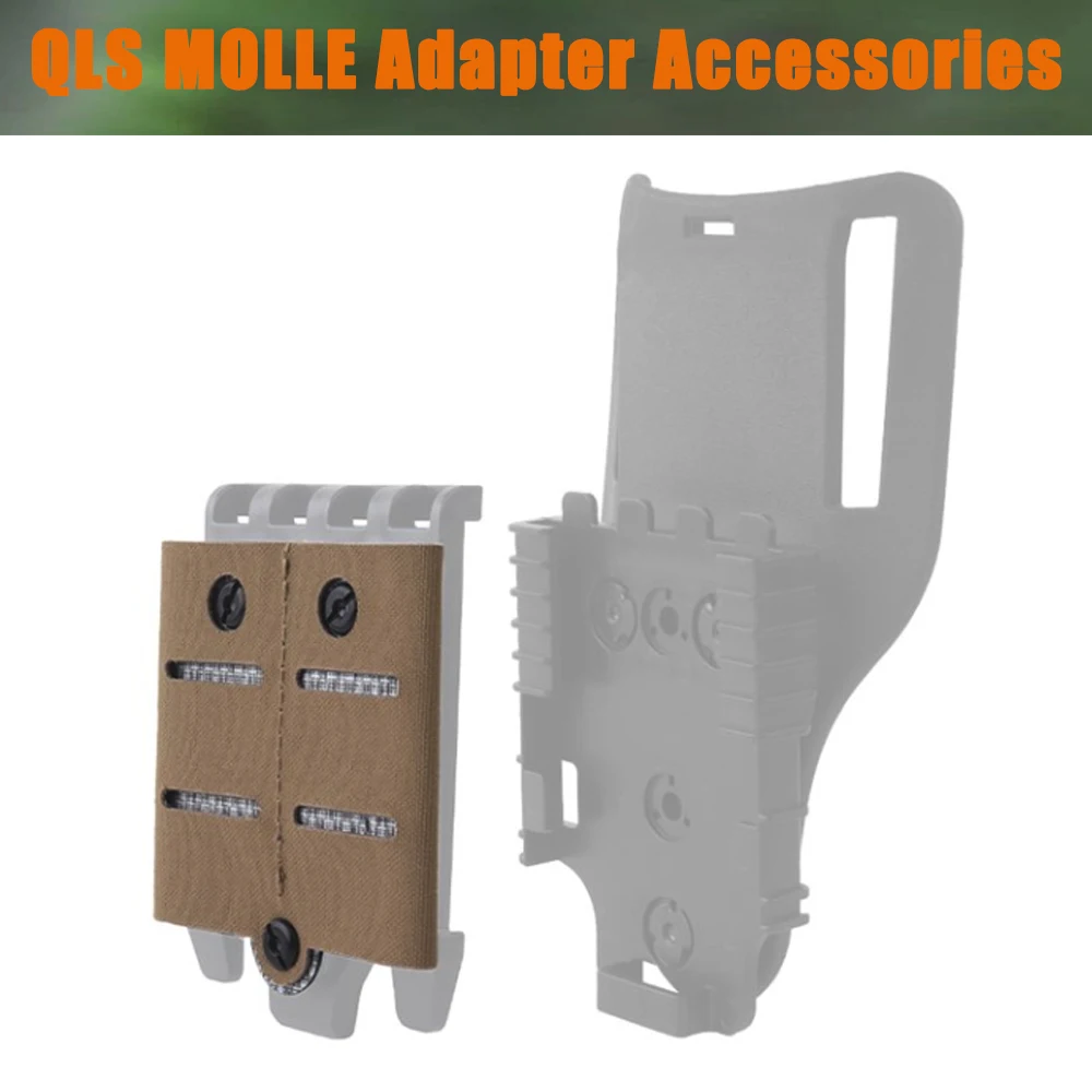 Accesorios adaptadores de montaje del sistema QLS MOLLE M para paquetes de revistas de disparo y bolsa de almacenamiento, adecuados para ocasiones/aplicación de la ley - imagen 4