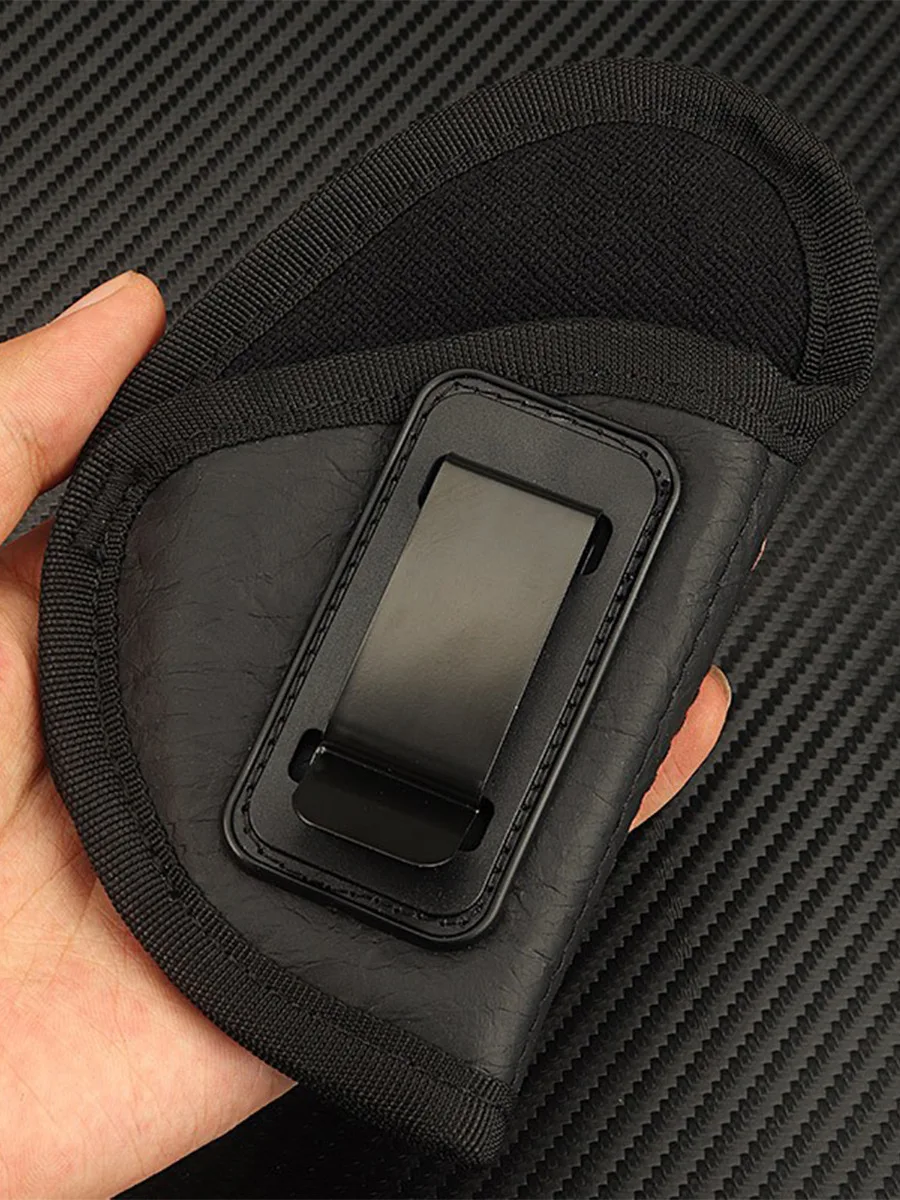 Kosibate IWB Funda de transporte oculta de cuero PU para pequeña 380 Keltec Sig Sauer P238 S & W Bodyguard Airsoft Gun Bag - imagen 5
