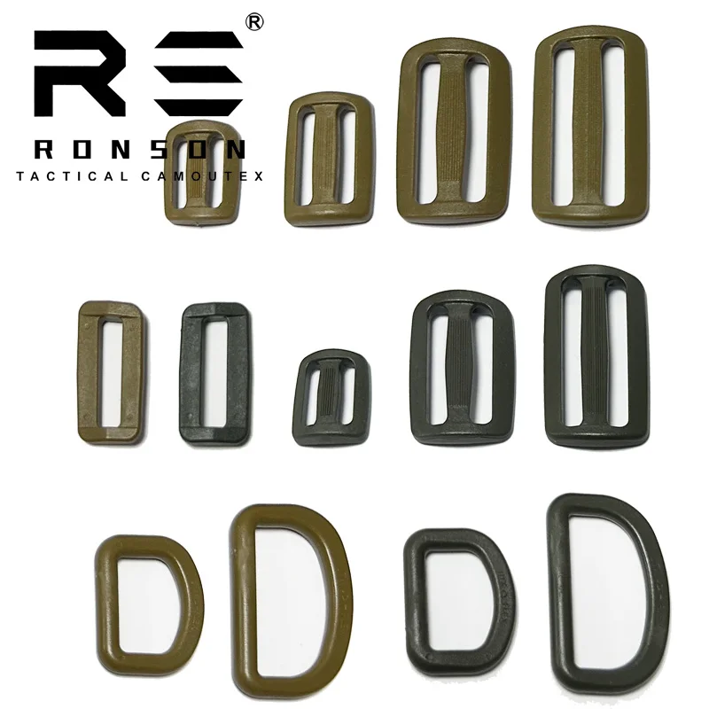 Hebillas UTX de 5 uds., accesorios con hebilla en D, chaleco táctico, mochila, cinturón, hebilla japonesa de acero plástico - imagen 5