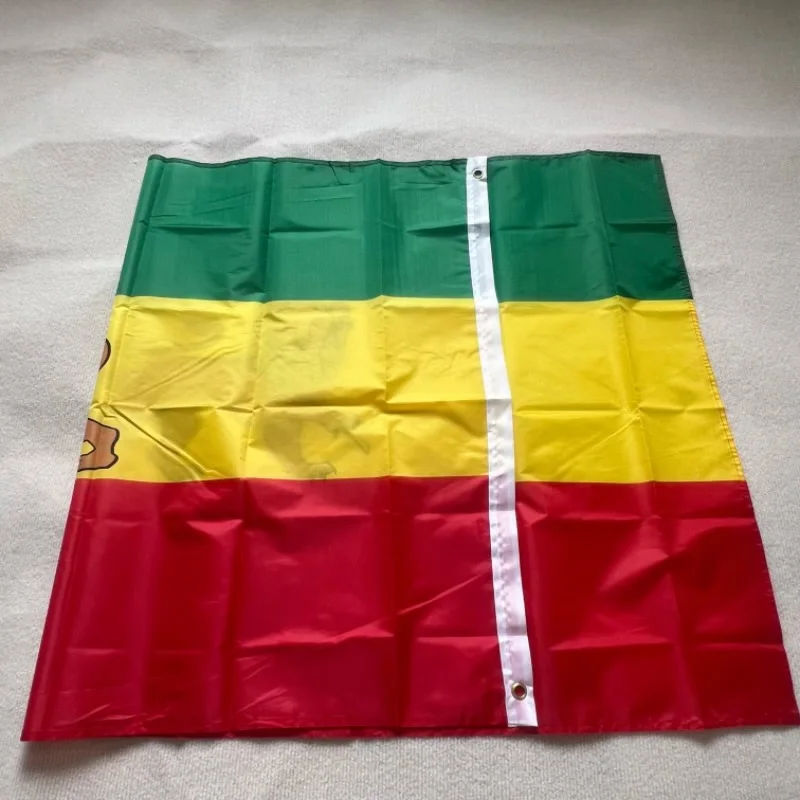 Bandera de Etiopía, 90x150cm, poliéster de alta calidad, colgante, León de Judá, bandera de León etíope de Judá para decoración del hogar - imagen 2