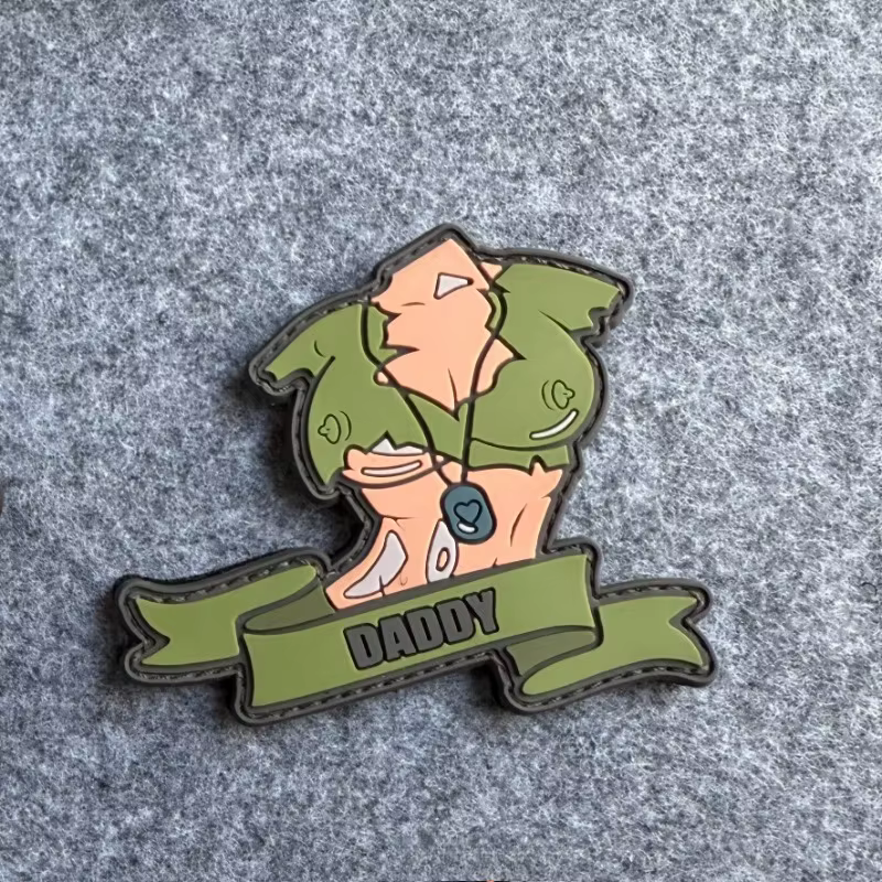 Parche táctico PVC gancho y bucle estrella enojada – militar - imagen 4