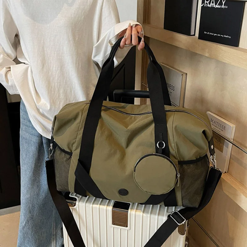 Bolso de viaje Fitness para deportes al aire libre, senderismo, natación, Yoga, Camping, bolso cruzado, viaje de negocios, equipaje, bolsa de entrenamiento universitario - imagen 3