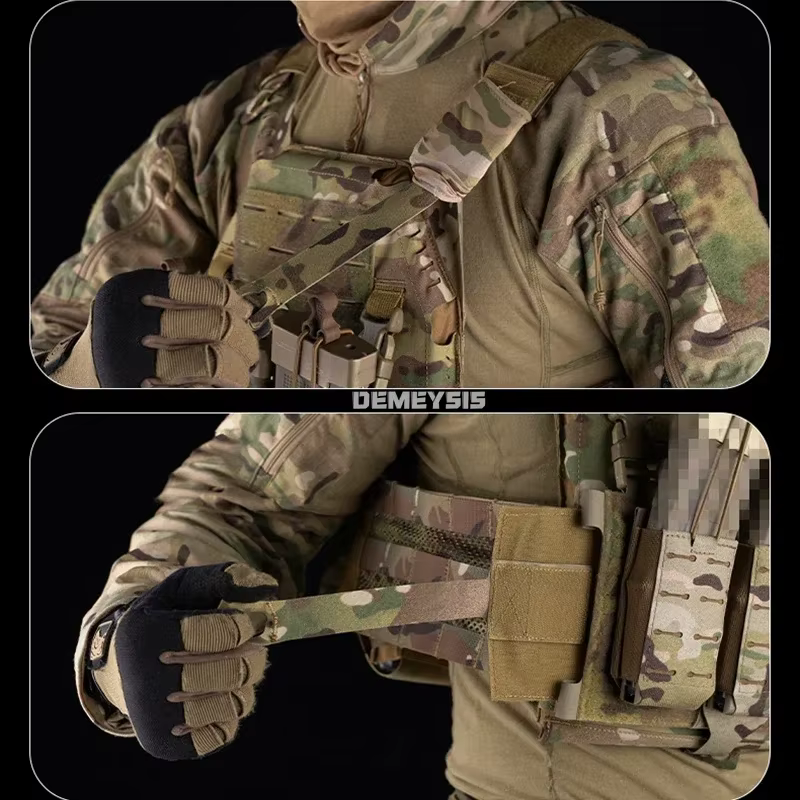 Chaleco táctico MOLLE para tiro al aire libre y paintball - imagen 5