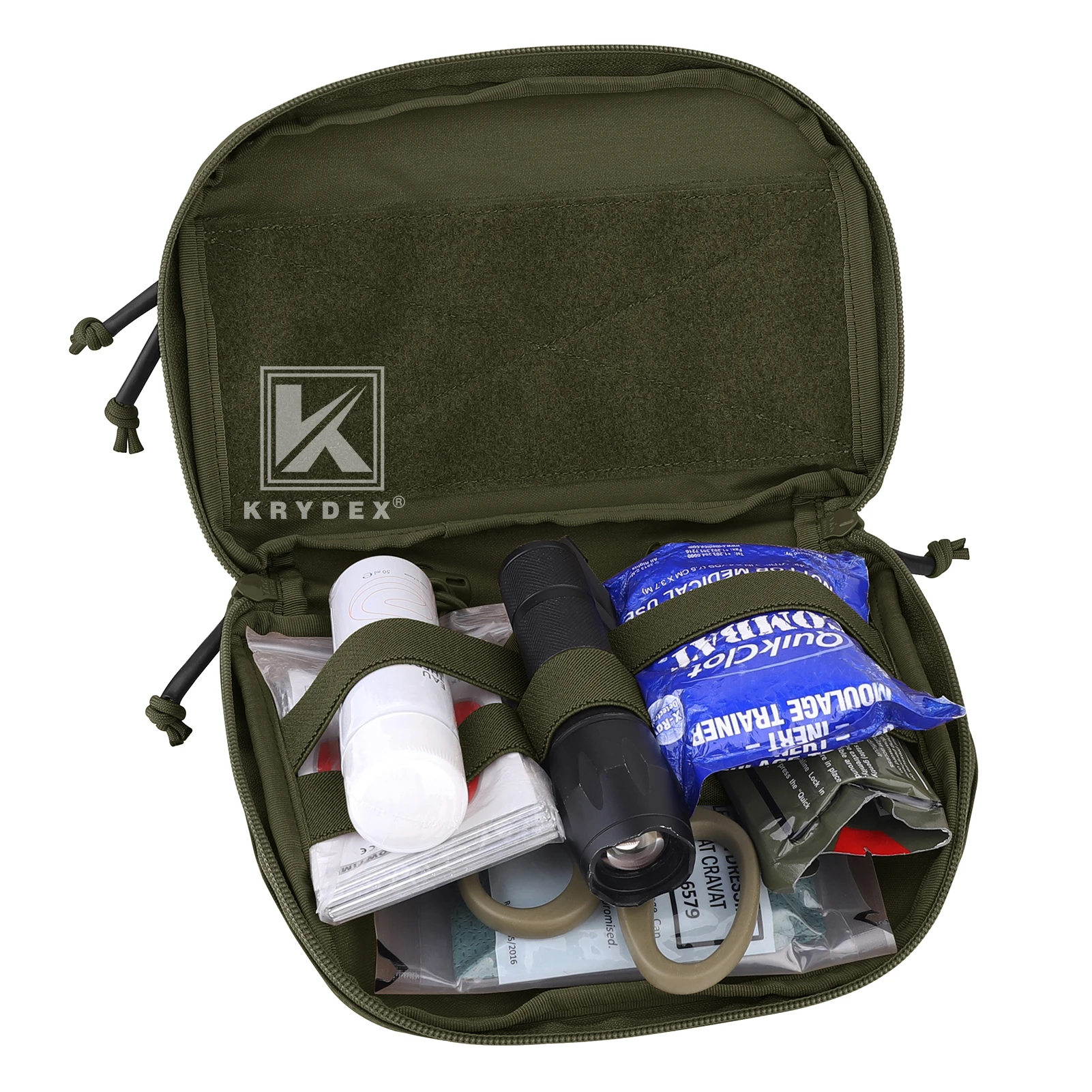 Bolsa KRYDEX 500D GP, bolsa de utilidad MOLLE Modular, bolsa de bolsillo frontal para chaleco portador de placa y accesorios de aparejo de pecho - imagen 4