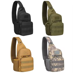 Bolso pequeño de camuflaje táctico para exteriores, hervidor de pecho, mochila de senderismo para hombre, bolso de hombro de nailon para caza, pesca, senderismo