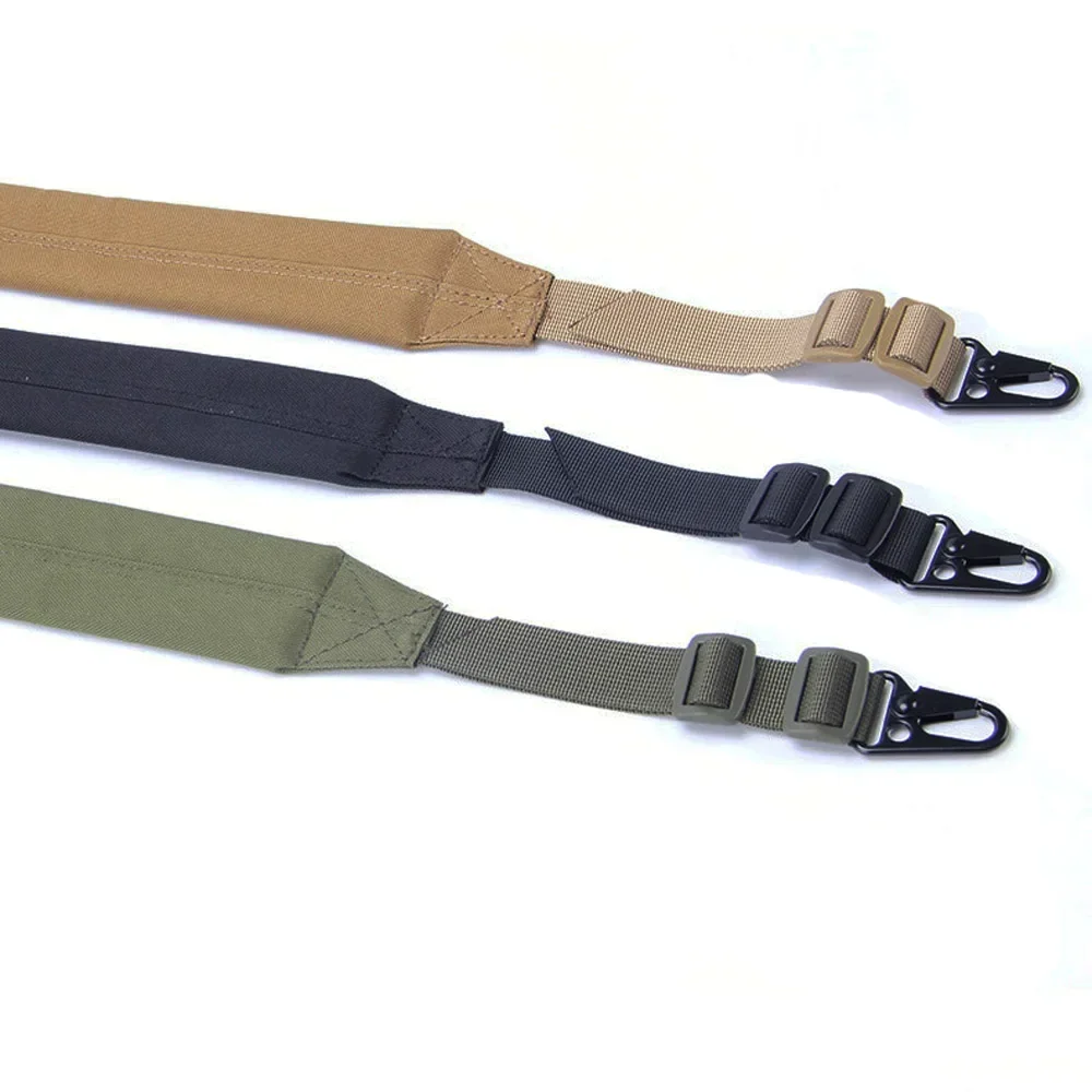 Correa de eslinga para Rifle MK2 ajustable rápido de doble punto, correa de hombro acolchada para pistola de 2 puntos