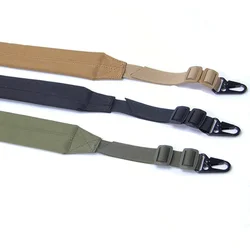 MK2 Eslinga táctica acolchada de doble punto ajustable para rifle