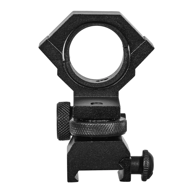 FIRE WOLF 30mm/25mm Ring Adjustable Windage Elevation Rifle Scope Low Mount Sight Flashlight Clamps Hunting Holder - imagen 5