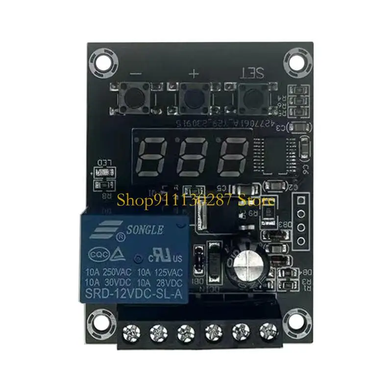 Módulo detección voltaje digital J1HC DC5V 12V 24V con 24 V con circuitos monitor pantalla LED con precisión, - imagen 3