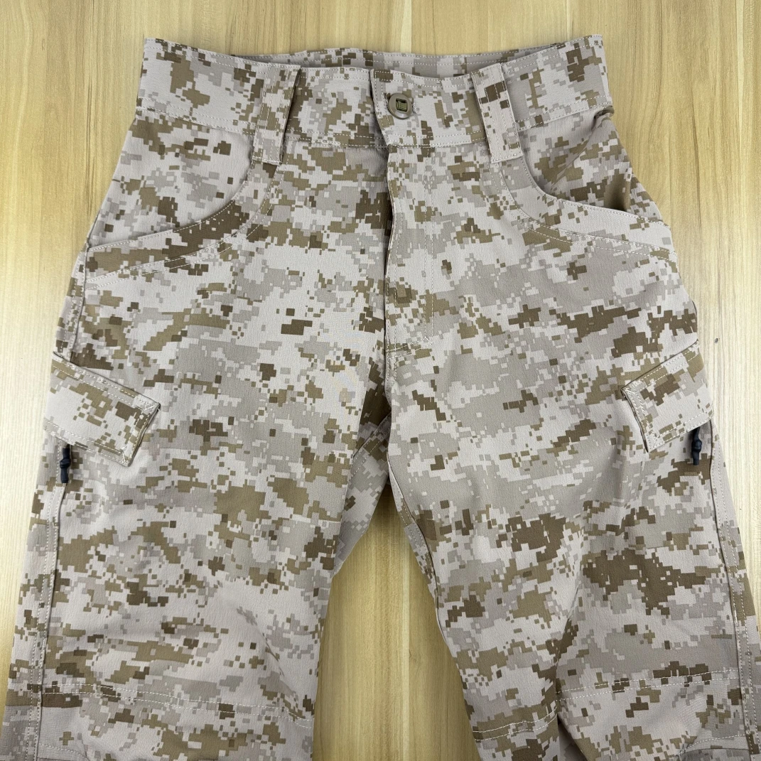 Pantalones tácticos de combate al aire libre de cáscara suave elástica de cuatro lados de cáscara naranja AOR1 - imagen 3