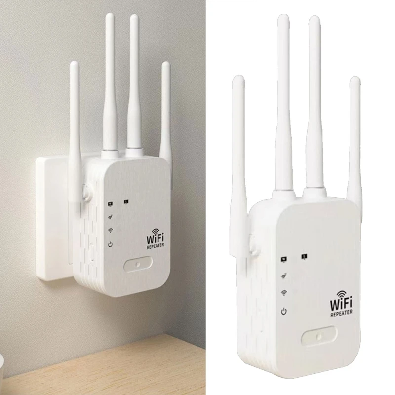 Repetidor de señal Wifi inalámbrico amplificador WiFi extensor red Booster Router 2,4 + 5G Dropship - imagen 4