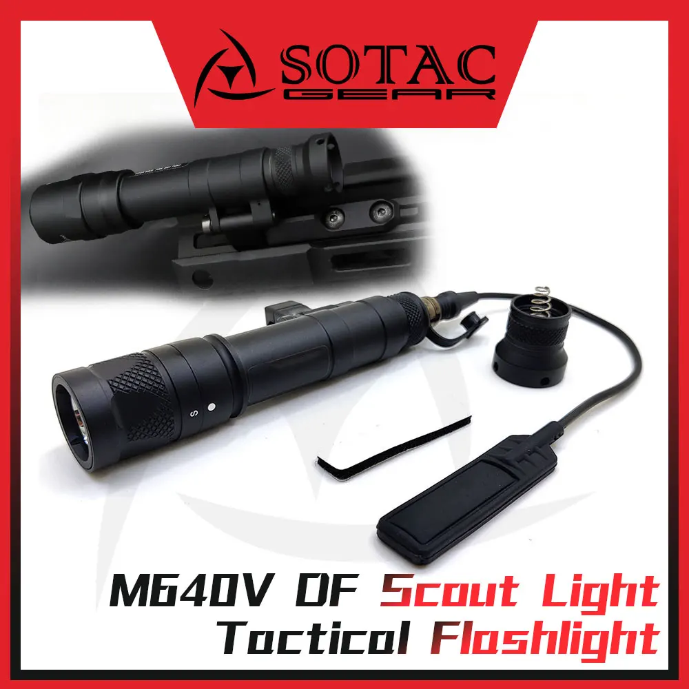Linterna táctica SOTAC-GEAR para riel Picatinny, LED con mando trasero - imagen 5
