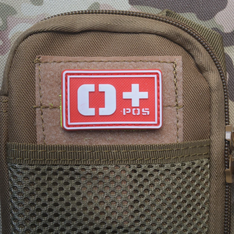 Sello de pegamento de PVC, pegatina mágica luminosa tipo sangre, reconocimiento de sello, pegatina de pegamento en forma de gota, parche militar para gancho y anillo de ropa - imagen 5