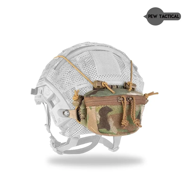 PEW TACTICAL Universal casco bolsa táctica casco bolsa contrapeso batería bolsa - imagen 2