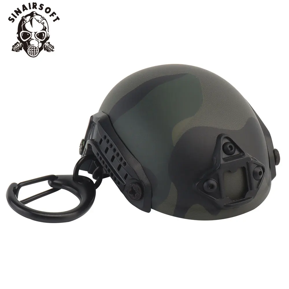 Llavero táctico con forma de casco, abrebotellas, sacacorchos portátil, llavero de mochila, anillo de cadena, decoraciones de tendencia - imagen 3