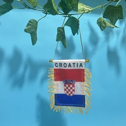 Bandera Croacia SKY FLAG doble cara para ventana de coche