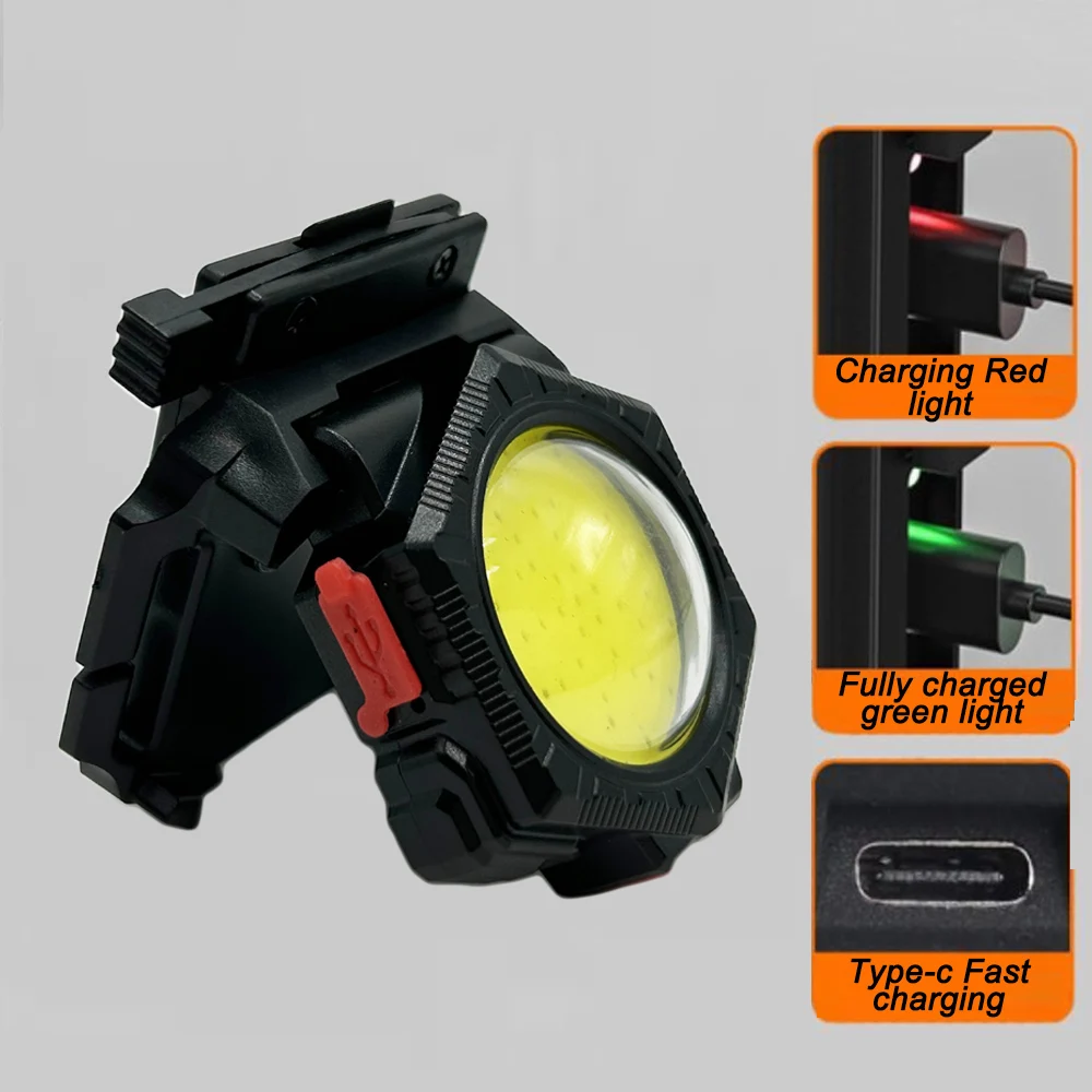 Luz LED para casco táctico, instalación de montaje NVG multiusos, iluminación de trabajo al aire libre, faro para caza, ciclismo, pesca - imagen 5