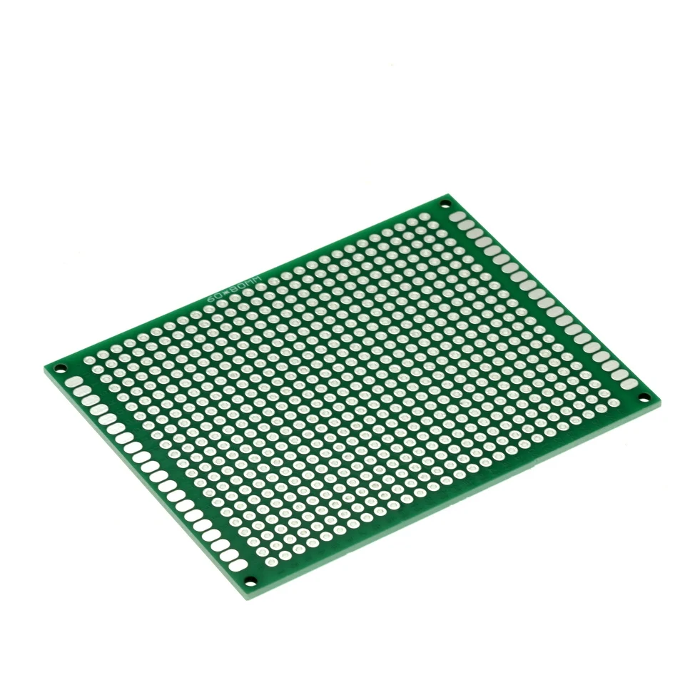 5/10 Uds placa PCB prototipo verde 2x 8/3x 7/4x 6/5x 7/7x9cm placas de circuito de doble cara para proyecto de soldadura DIY - imagen 2