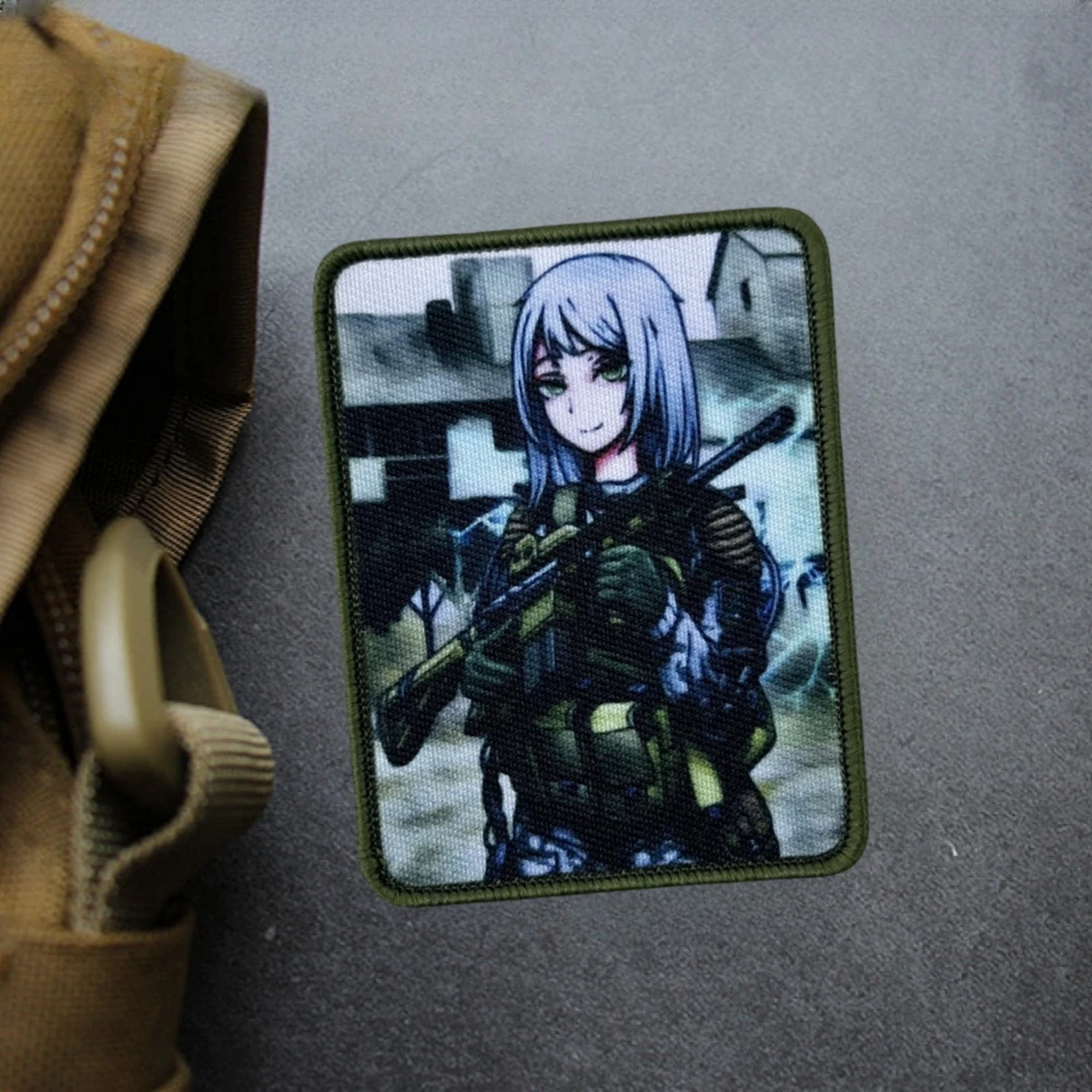 Bienvenido al infierno insignia de moral de chica táctica, parche militar "horrible", pegatina de mochila, Impresión de parches de gancho y bucle - imagen 3